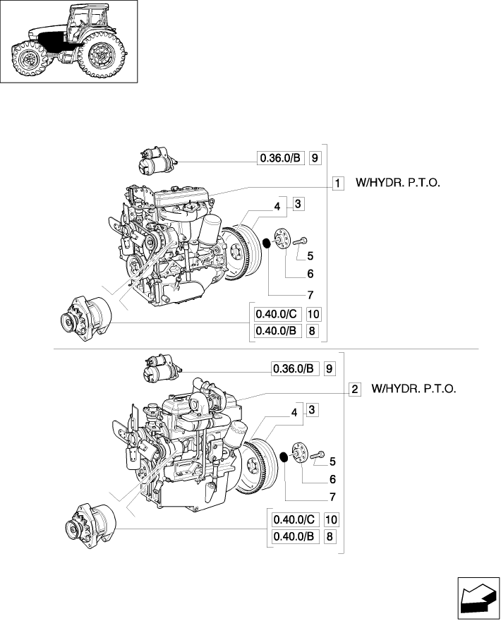 0.02.1/ 4(02) (VAR.123) EMISSIONIZED ENGINE