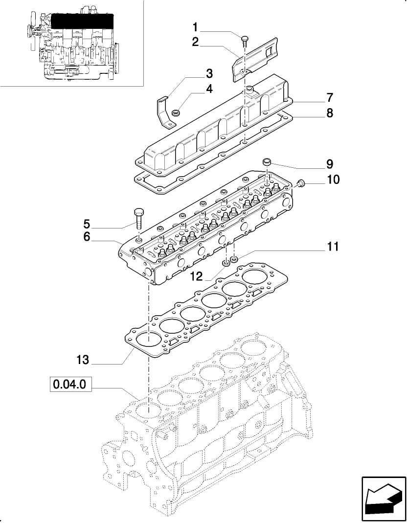 0.06.0(01) CYLINDER HEAD & RELATED PARTS