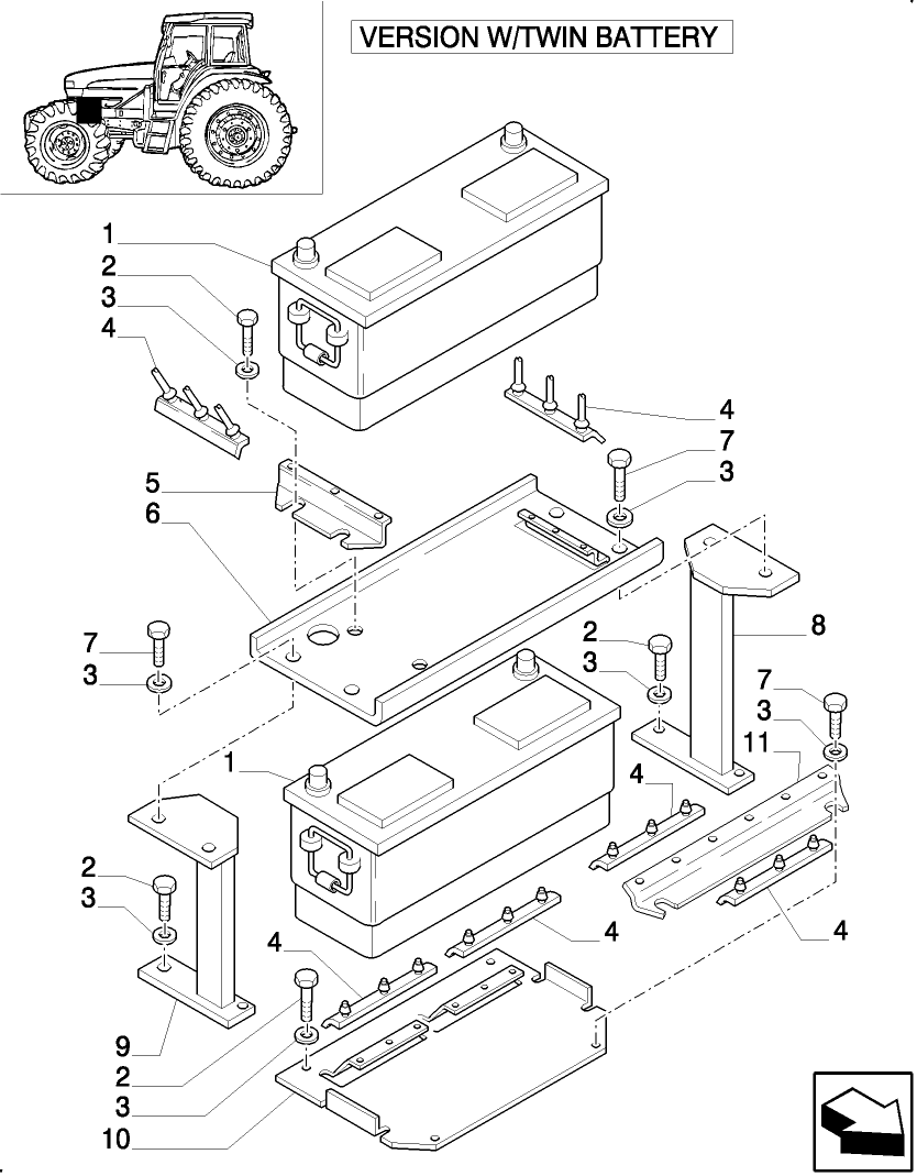 1.74.2(02) BATTERY & BATTERY MOUNTING