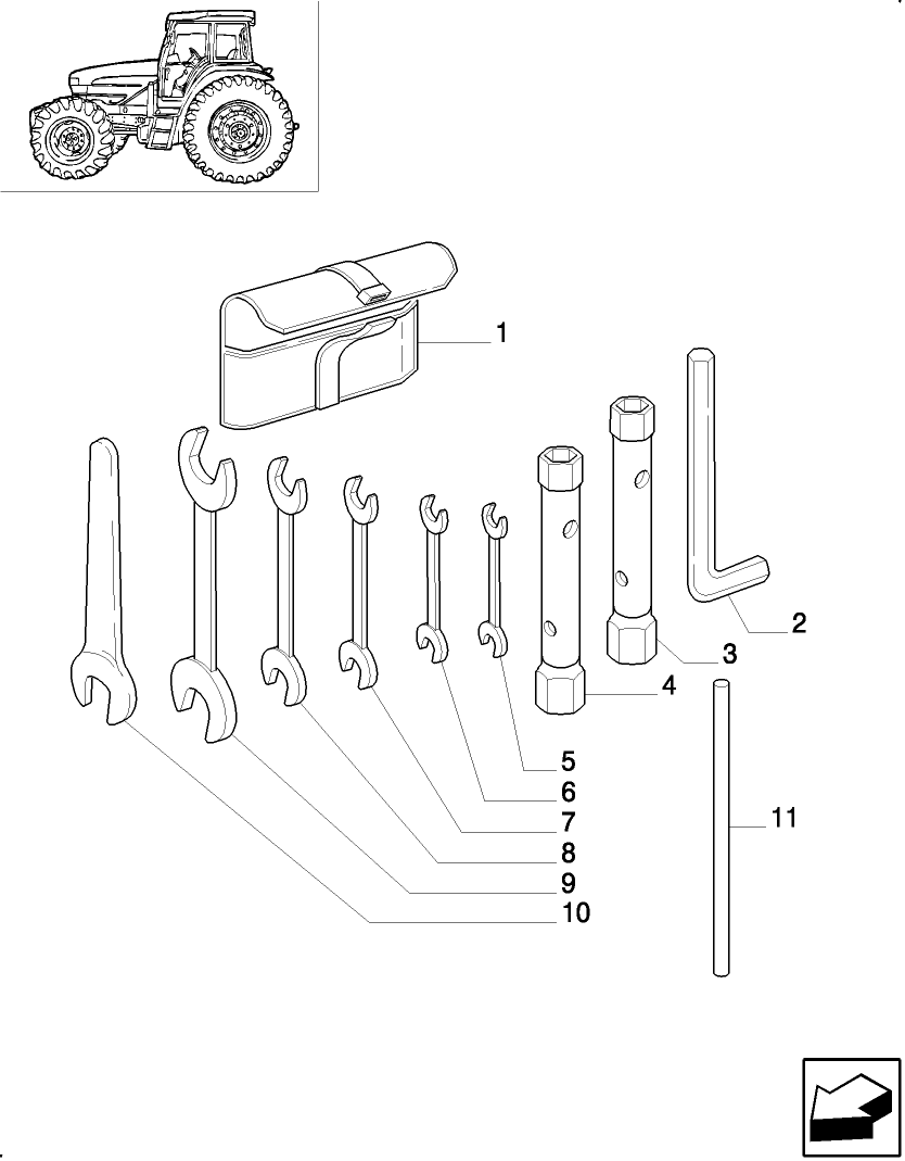996 SET OF TOOLS