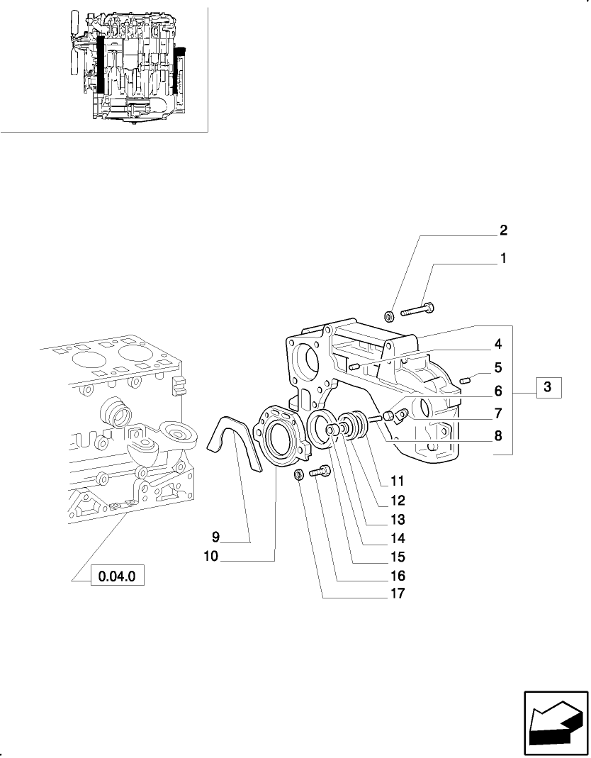 0.04.3(03) ENGINE COVERS & GASKETS