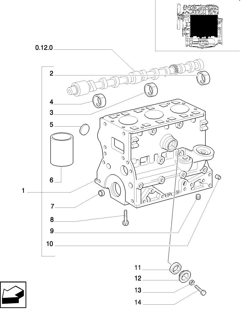 0.04.0(01) CRANKCASE AND CYLINDERS