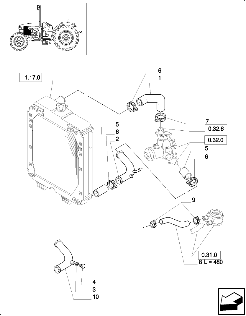 1.17.2 RADIATOR HOSES