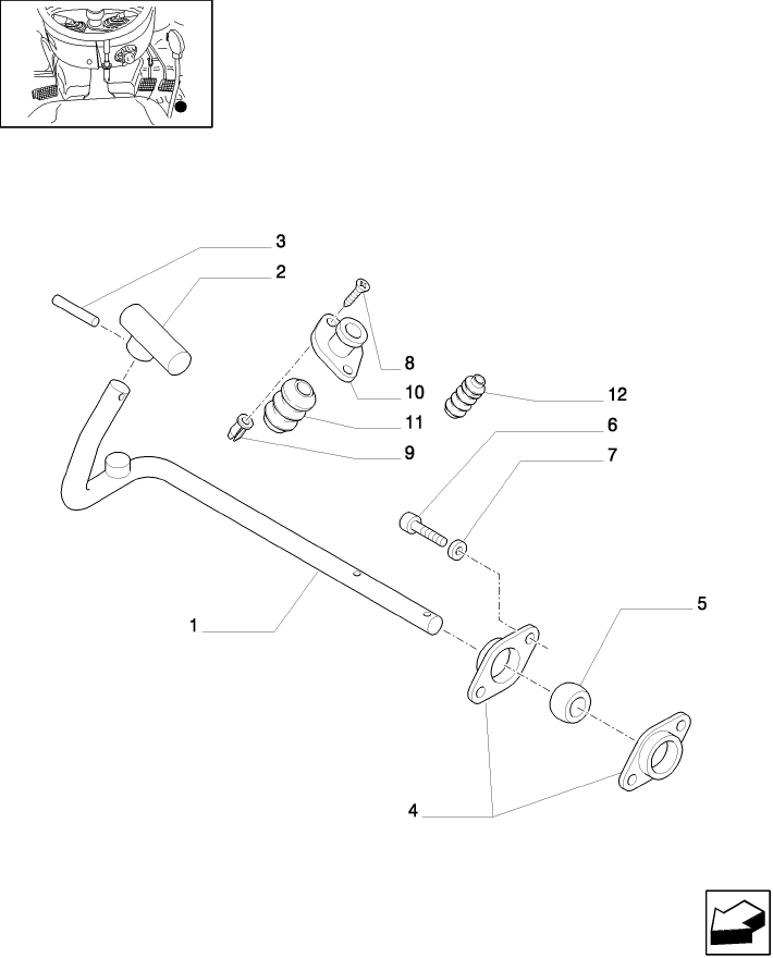 1.92.10(01) THROTTLE CONTROL LINKAGE