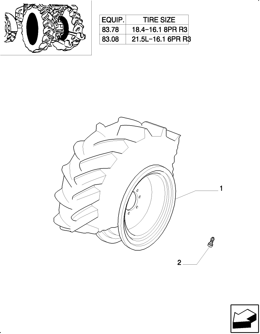 83.78 DRIVE WHEELS - RIM W16-16.1