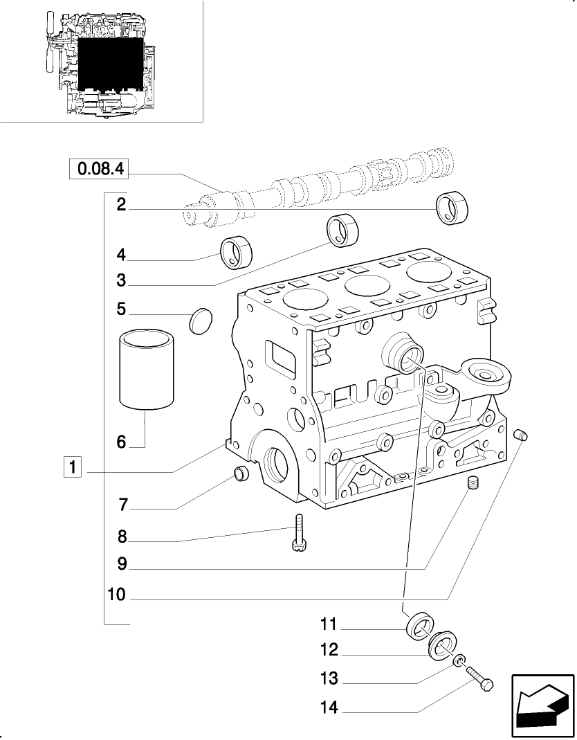 0.04.0(01) CRANKCASE AND CYLINDERS