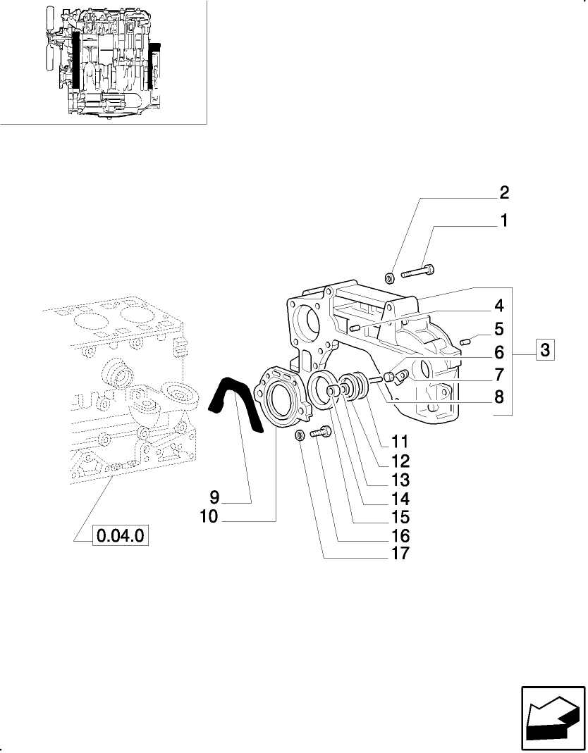 0.04.3(02) ENGINE COVERS & GASKETS