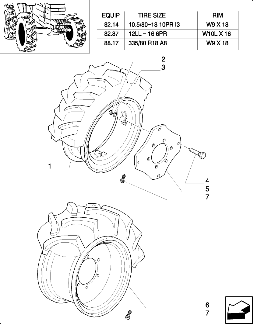 82.00(03) DRIVING WHEELS(4WD)