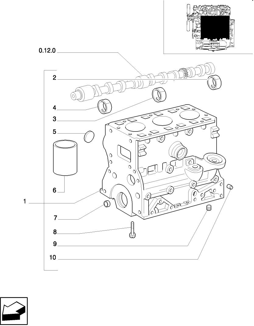 0.04.0(01) CRANKCASE AND CYLINDER