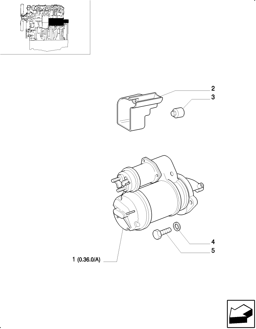 0.36.0 STARTER MOTOR
