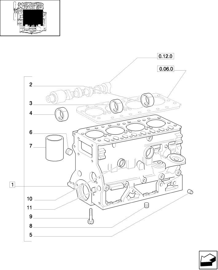 0.04.0(01) ENGINE BLOCK, PLUGS & CYLINDER SLEEVES