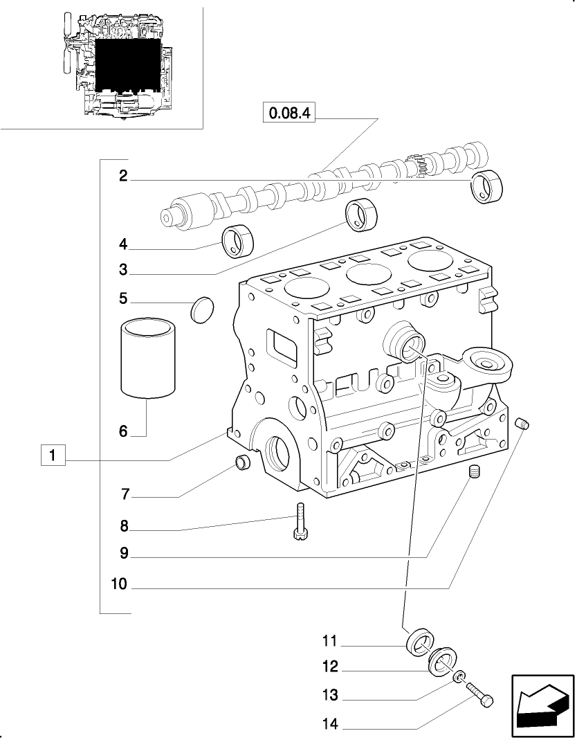 0.04.0(01) CRANKCASE AND CYLINDERS