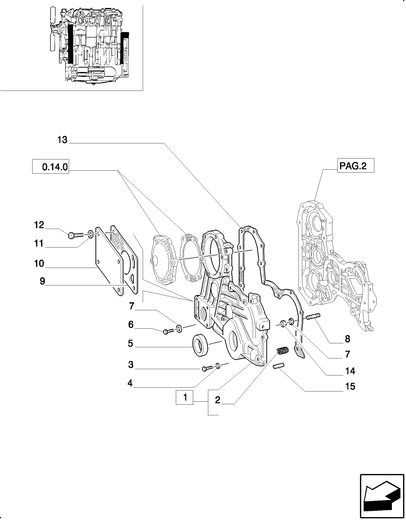 0.04.3(01) ENGINE COVERS & GASKETS