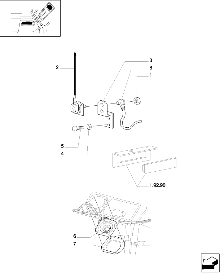 1.92.761 (VAR.777) RADIO ANTENNA & SPEAKERS