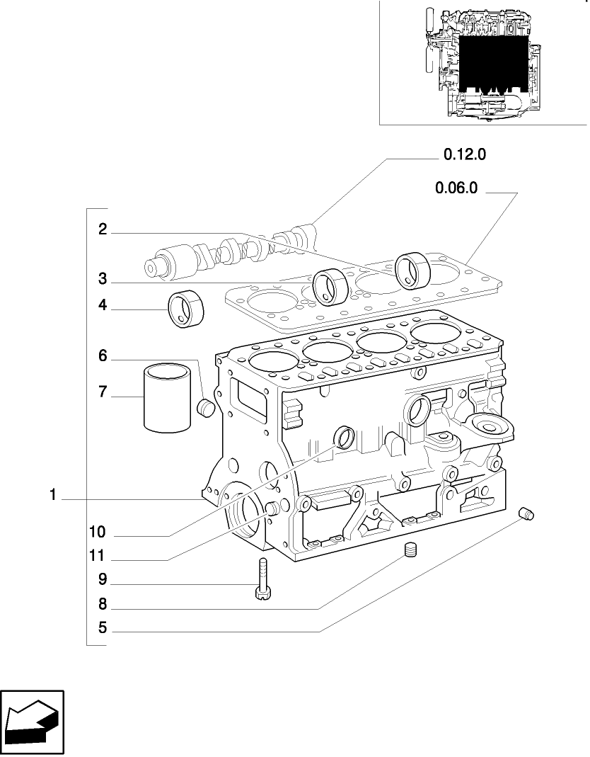 0.04.0(01) CRANKCASE AND CYLINDERS