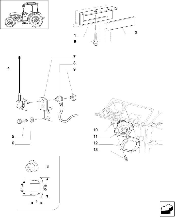 1.92.761 (VAR.777) RADIO ANTENNA & SPEAKERS