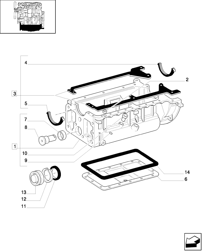 0.04.2(01) OIL SUMP & RELATED PARTS