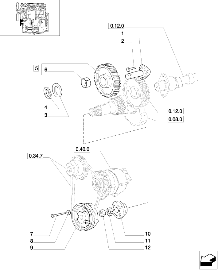 0.08.4(01) DAMPER - DRIVE GEARING