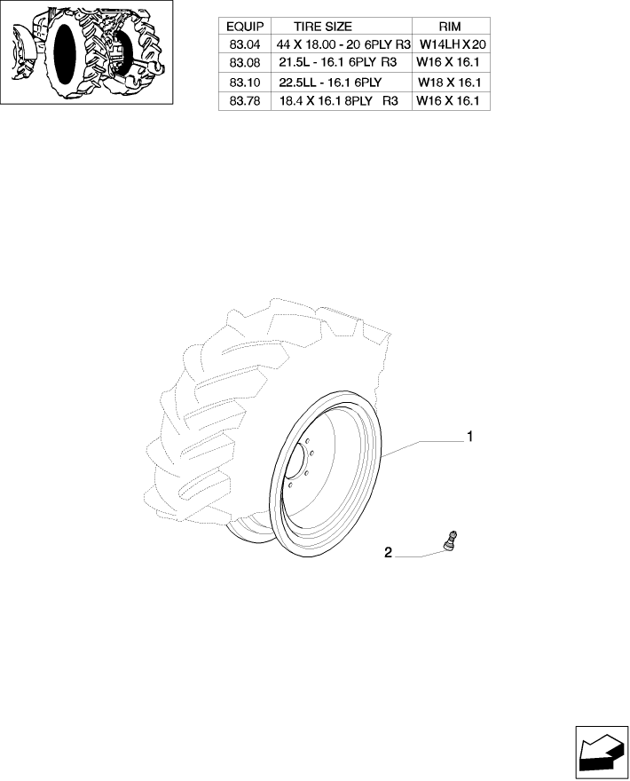 83.00(01) DRIVE WHEELS