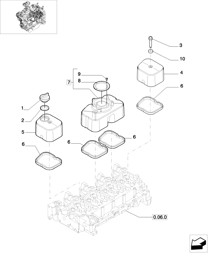 0.06.3 CYLINDER HEAD COVERS