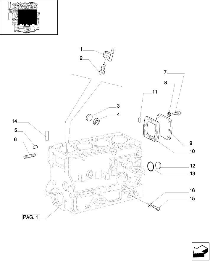 0.04.0(03) CYLINDER BLOCK & RELATED PARTS (TN95F)