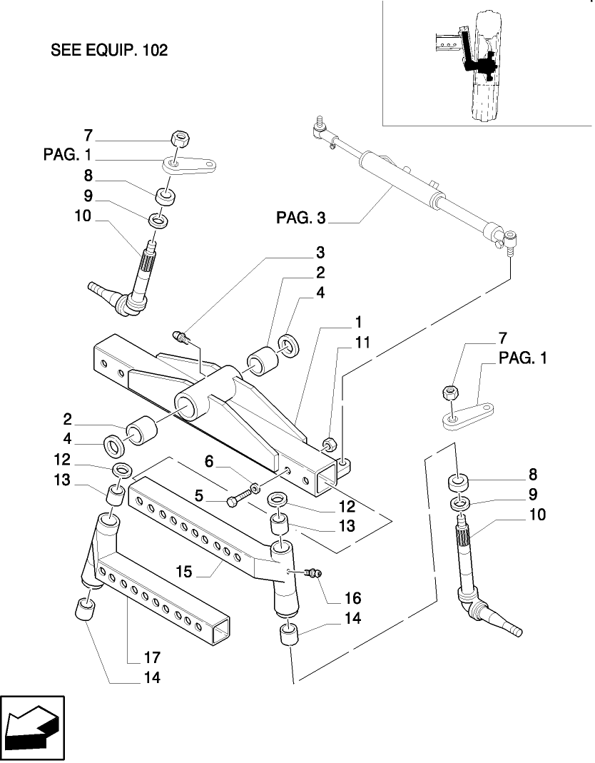 1.41.0(02) FRONT AXLE (2WD)