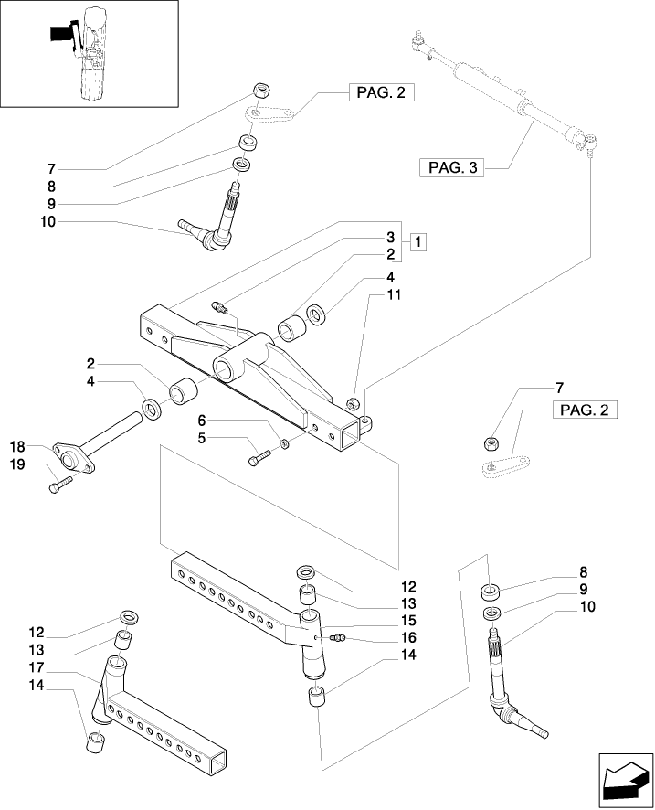 1.41.0(01) 2WD FRONT AXLE - BODY