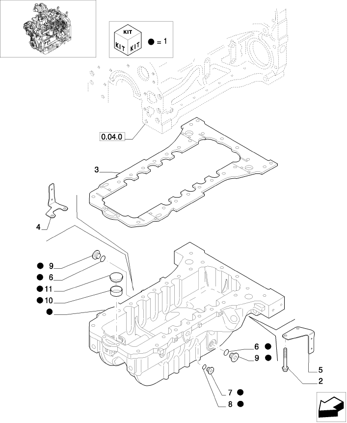 0.04.2 ENGINE OIL SUMP