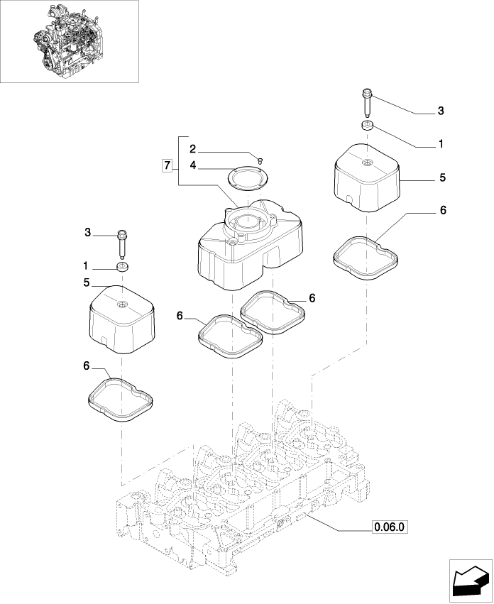 0.06.3 CYLINDER HEAD COVERS