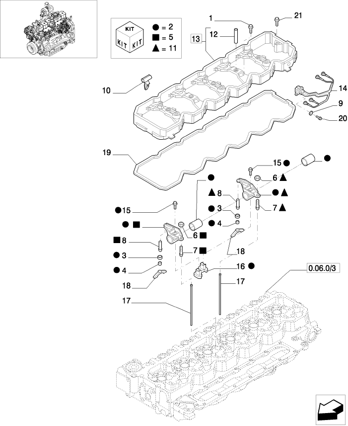 0.06.6/03 ROCKER SHAFT