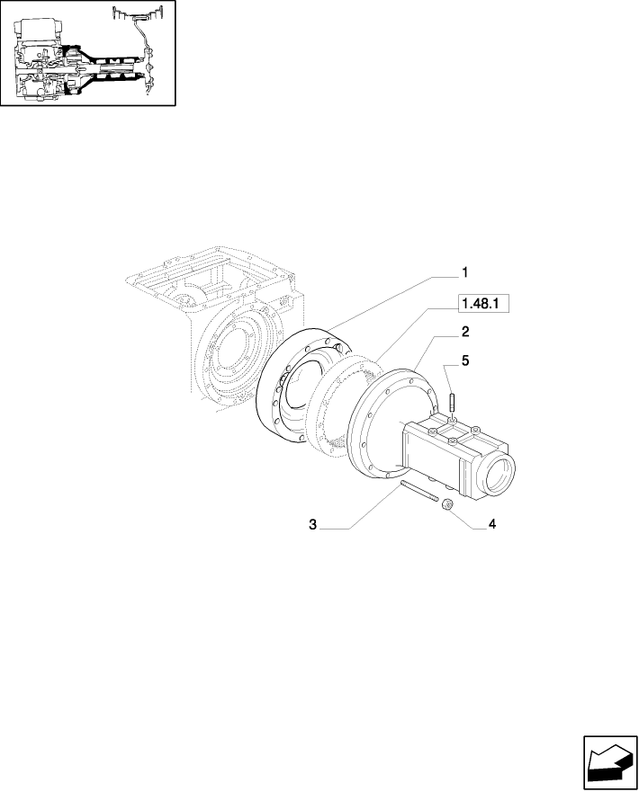 1.48.0(02) SIDE REDUCTION UNIT (FINAL DRIVE) HOUSING AND COVERS