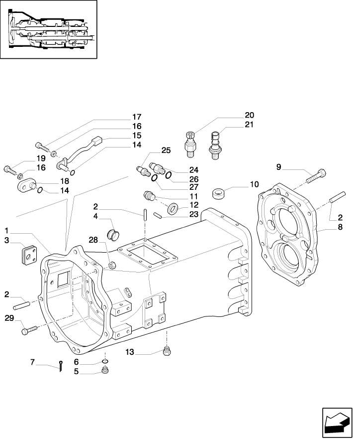 1.21.0(01) CLUTCH BOX TRANSMISSION & RELATED PARTS