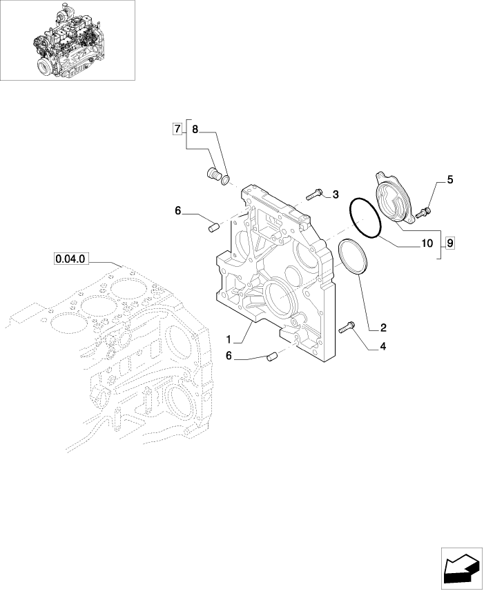 0.04.3/01 CRANKCASE COVERS