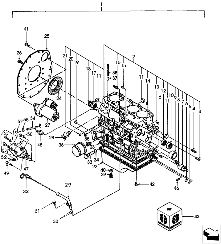 0.04.0 CYLINDER BLOCK