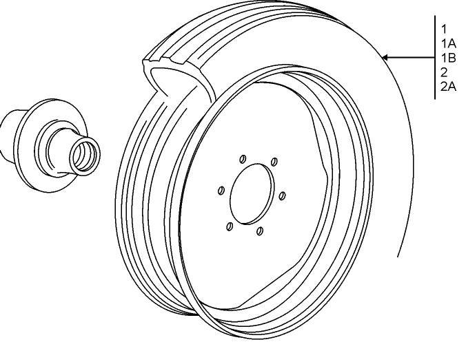 01C01 FRONT WHEEL, 2WD - MEXICO