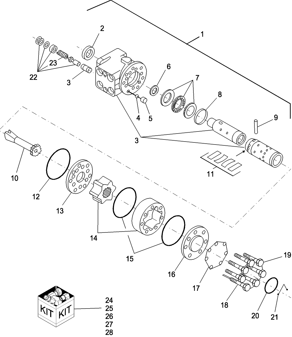 03M01 2WD/4WD FRONT AXLE AND STEERING, STEERING MOTOR