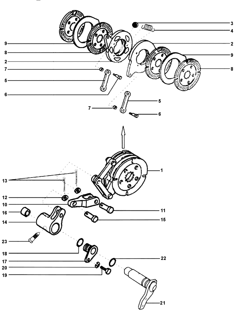 1.65.3 BRAKE MECHANISM AND INTERNAL LINKAGE