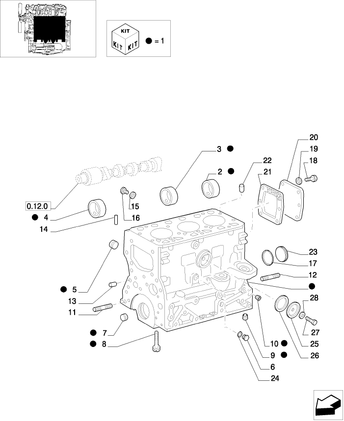 0.04.0 CRANKCASE AND CYLINDERS