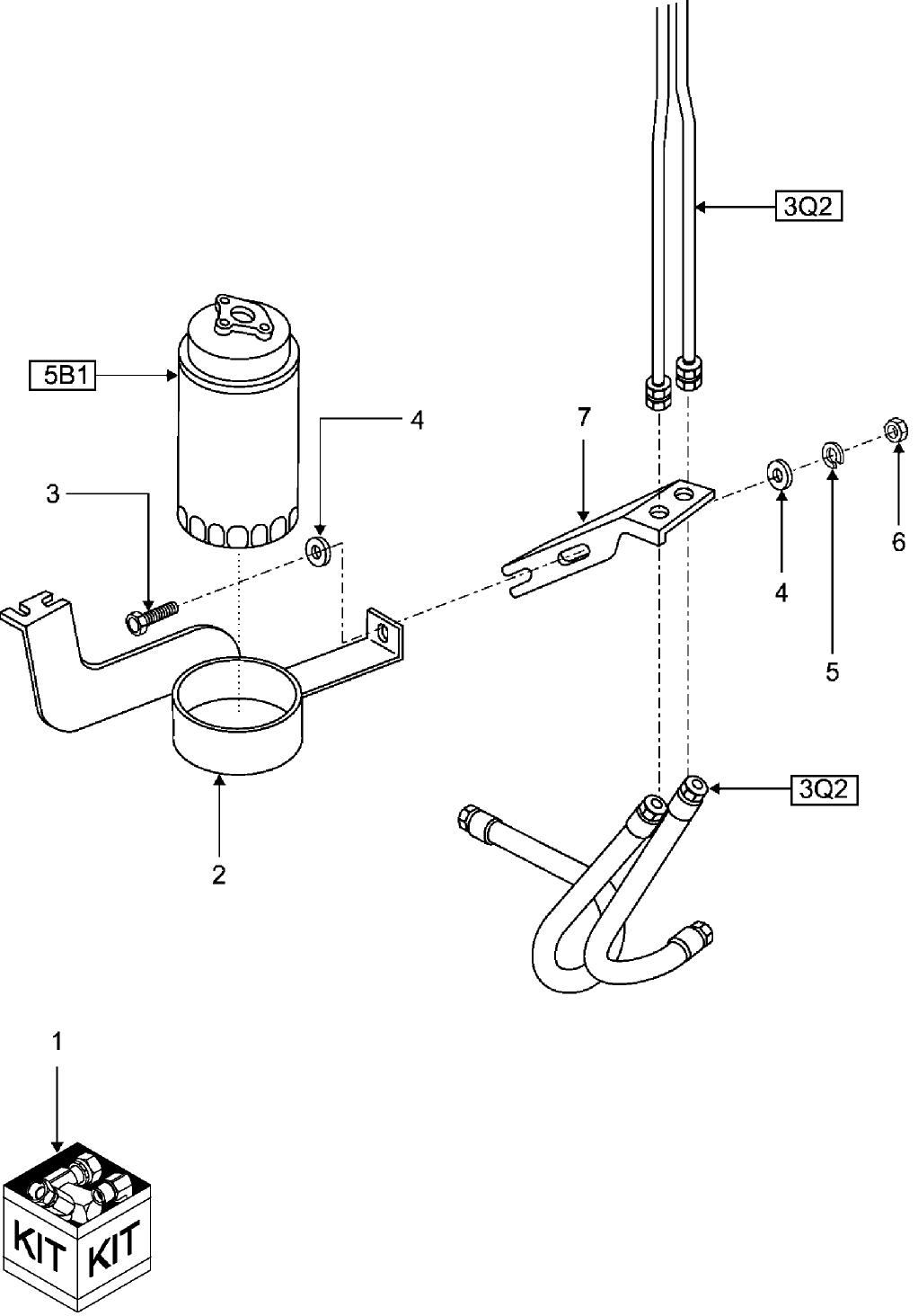 17L01 KIT, OIL FILTER GUARD - 710132315