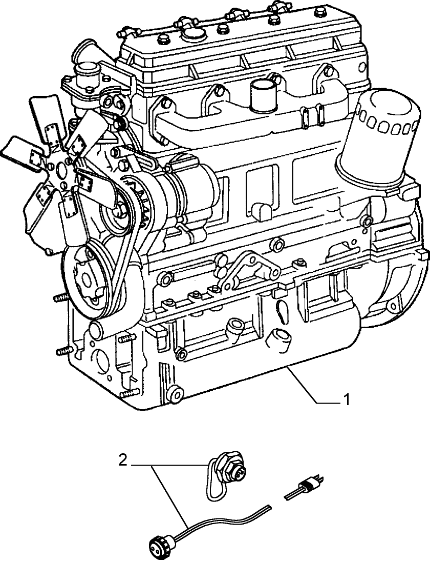 0.02.1(02) ENGINE ASSEMBLY (TT75A)