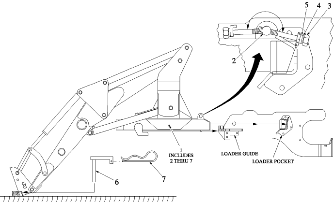 18A01 INSTALL LOADER TO TRACTOR