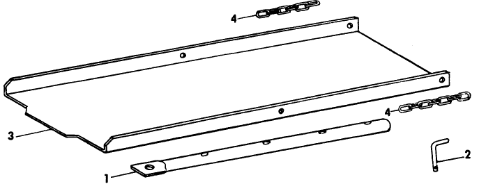 075 WAGON HITCH & BALE LOADING CHUTE, ATTACHMENTS, 1280, 1281