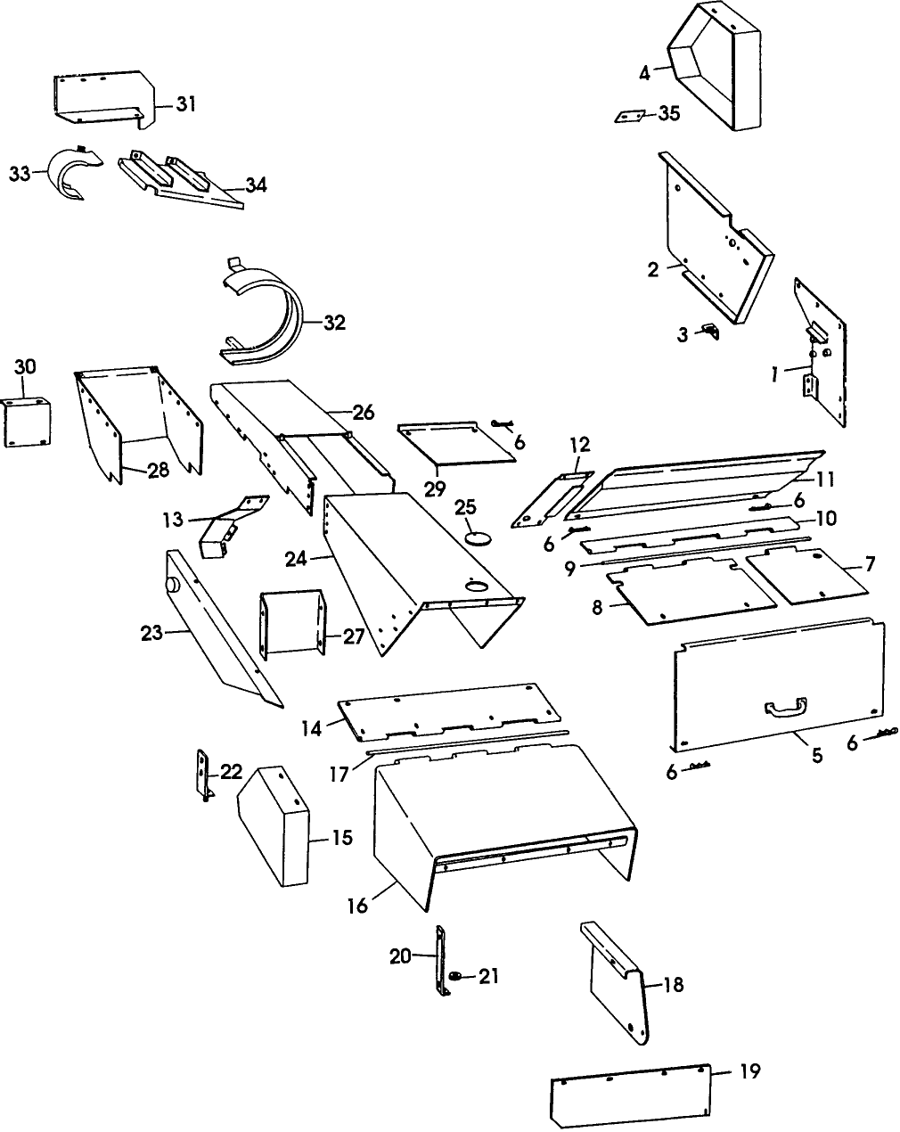 039 HOUSING & SHEET METAL, 1283