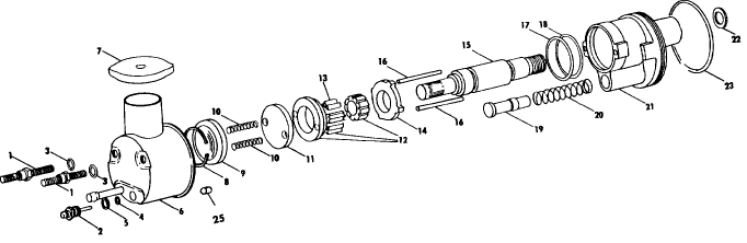 054 HYDRAULIC PUMP P/N 136483 & 707578 - 1283