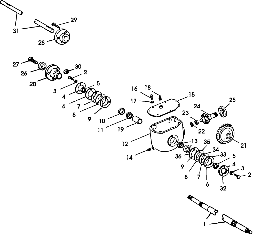 006 FEEDER DRIVE GEARBOX