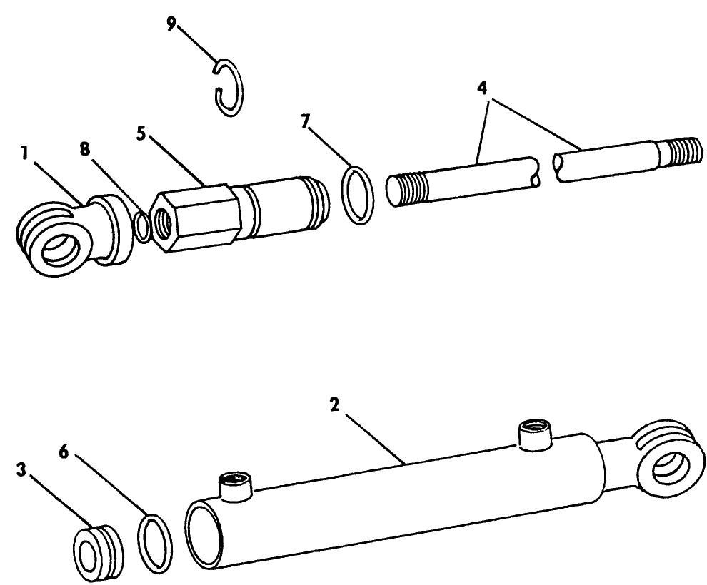 067 HYDRAULIC CYLINDER, 126788, 1290