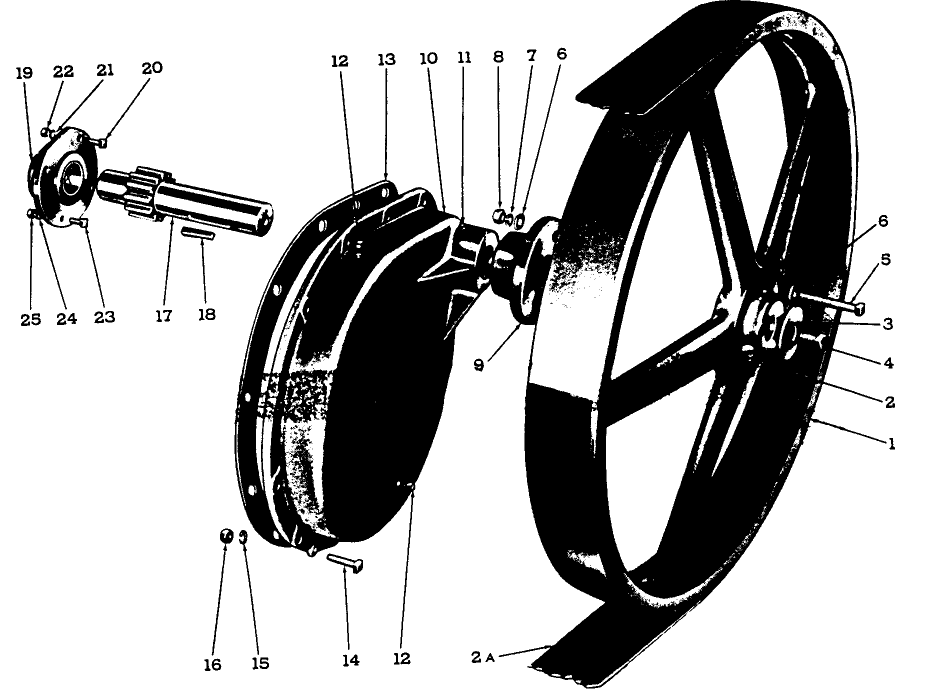 002 FLYWHEEL & GEAR CASE PARTS