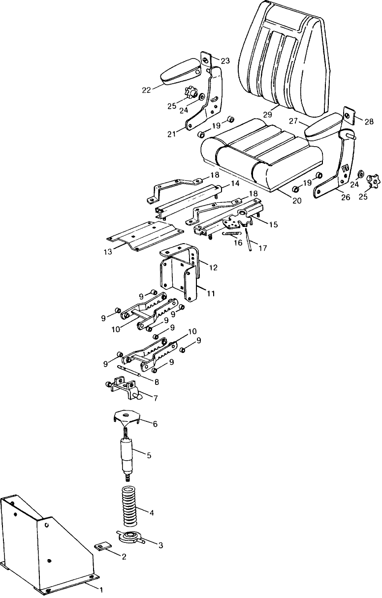 069 SEAT AND SUSPENSION GROUP, 1425