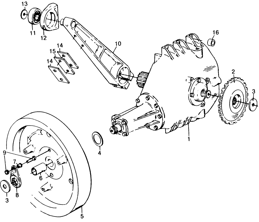 051 GEARBOX, MAIN DRIVE & FLYWHEEL