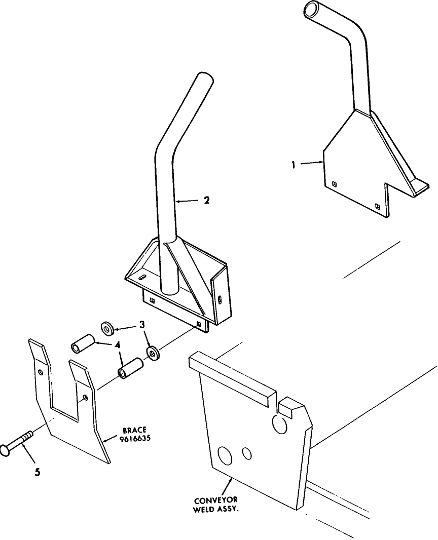 003 BALE RETAINER KIT P/N 9621827